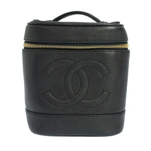 Chanel Cocomark Vanity Bag Case Black